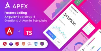 Apex - Angular 14+ & Bootstrap 4 HTML Admin Template by PIXINVENT