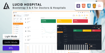 Lucid - Hospital Management Admin Dashboard Template Bootstrap 5 & 4 by wrraptheme
