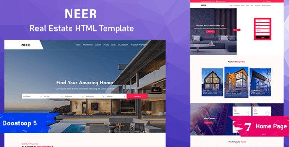 NEER - Real Estate HTML Template by ThemeVessel