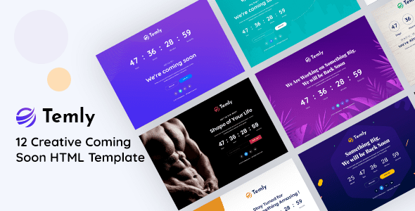 Temly | Creative Coming Soon HTML Template by AffixTheme