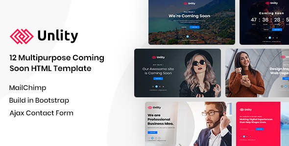Unlity | Multipurpose Coming Soon HTML Template by AffixTheme