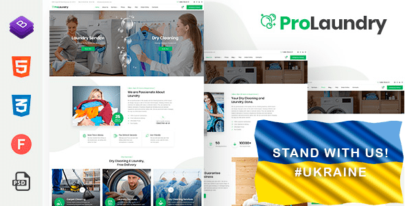 ProLaundry - Laundry HTML Template by websmirno