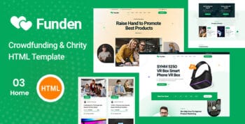 Funden - Crowdfunding & Charity HTML5 Template by Webtend