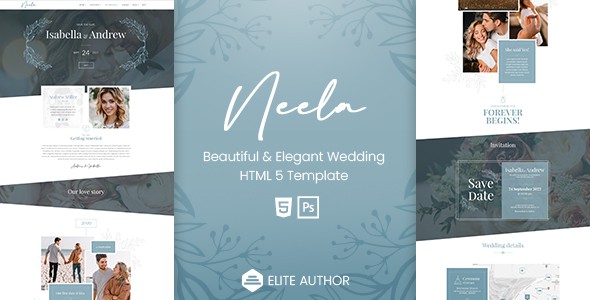 Neela - One-Page/Multi-page Wedding HTML5 Template by WiselyThemes