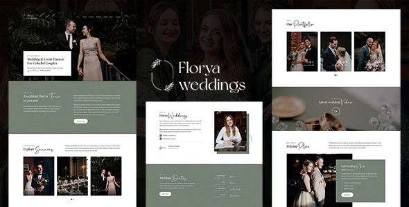 Florya - Wedding and Event Planner Template by DuruThemes