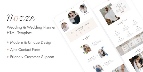 Nozze - Wedding & Planner HTML5 Template by wpoceans