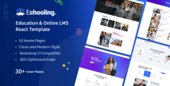 Echooling - Education React Template by reacthemes