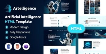 Artelligence | AI & Robotics HTML Template by designingmedia