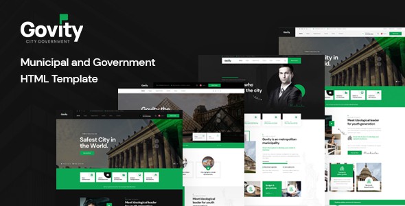 Govity - Municipal and Government HTML Template by Layerdrops