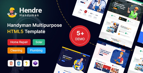 Hendre - Handyman & Multi-Purpose HTML5 Template by Dreamit-Solution