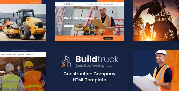 Buildtruck - Construction And Repairing HTML Template by DesignArc