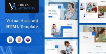 The VA Authority | Virtual Assistant HTML Template by designingmedia