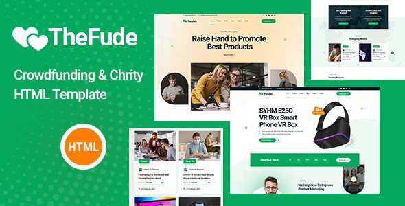 TheFude - Crowdfunding & Charity HTML Template by Webtend