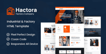 Hactora - Industry & Factory HTML Template by Thememx