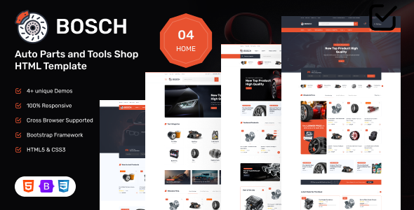 Bosch-AutoParts & Accessories HTML Template by vibrant-theme