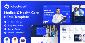 Medwell | Medical & Health Care HTML Template by designingmedia