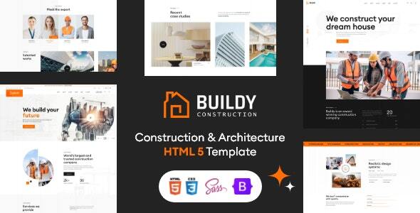 Buildy – Architecture Construction Template by wealcoder_agency