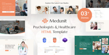 Medunit | Psychologists & Health Care HTML Template by designingmedia