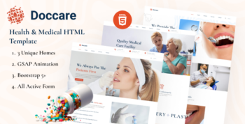 Doccare -  Health & Medical Responsive HTML Template by valorwide