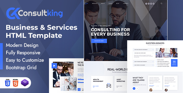 Consultking | Business HTML Template by designingmedia