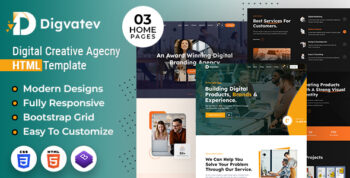 Digivatev | Digital Creative Agency HTML Template by designingmedia