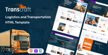 Transcraft - Transport & Logistics Services HTML Template by valorwide