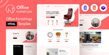 Offixe | Furniture HTML Template by designingmedia