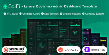 SCIFI - Laravel Bootstrap Admin Dashboard Template by SPRUKO