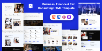 Taxco - Business Finance & Tax Consulting HTML Template by pixel-drop