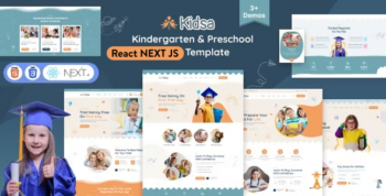 Kidsa - Kindergarten & School React  NEXT JS Template by Apolo-Theme