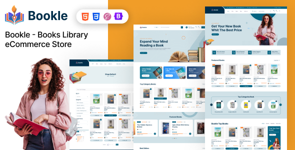 Bookle - Books Library eCommerce Store by Gramentheme