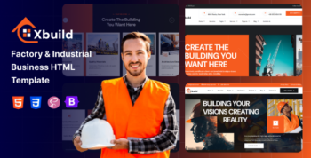 Xbuild - Factory & Industrial Business HTML Template by Gramentheme