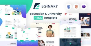 Eginary - Education & University HTML Template by designingmedia