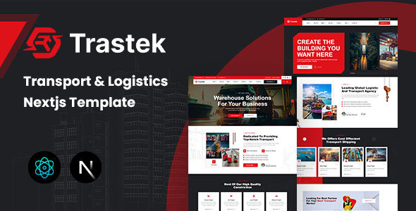 Trastek - Transport & Logistics React NextJS Template by themesflat