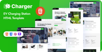 Charger - EV Charging Station HTML Template by pixel-drop