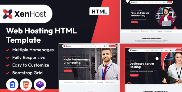 XenHost | Web Hosting HTML Template by designingmedia