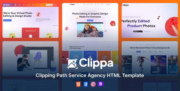 Clippa - Clipping Path Service Agency HTML Template by pixel-drop