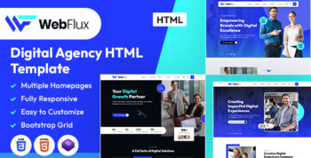 WebFlux | Digital Agency HTML Template by designingmedia