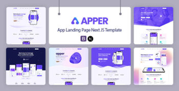 APPER - App Landing Page Next JS Template by media-city