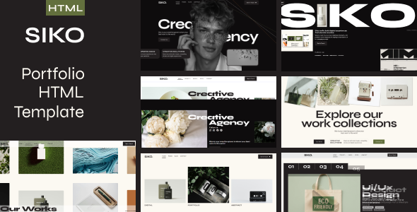 Siko - Creative Portfolio & Agency HTML Template by lohatheme