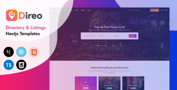 Direo — The Modern Directory & Listings Next.js Template by backtheme