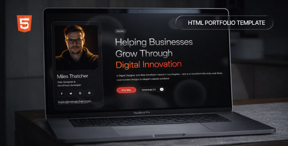 Visiblo Personal Portfolio HTML by tavonline