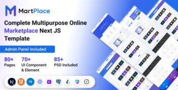 MartPlace – Multipurpose Online Marketplace Next.js Template by backtheme