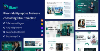 Bizet - Multipurpose Business Consulting HTML Template by CamionThemes