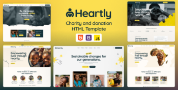 Heartly – Fundraising & Charity HTML Template by Gramentheme