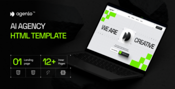 Agenio - AI Agency HTML Template by WPRiver